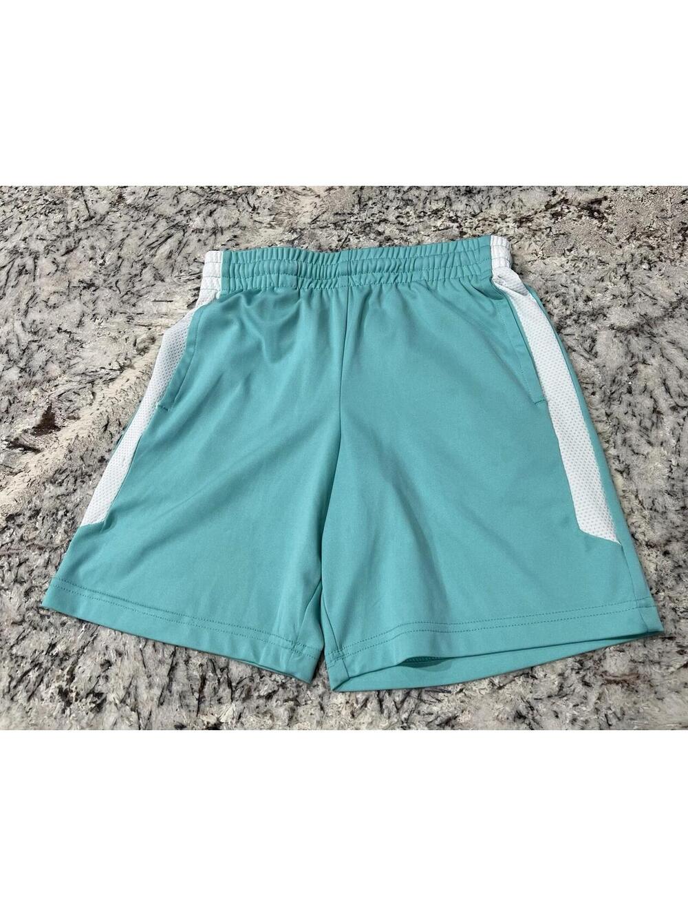 TEK GEAR Boys Light Blue Youth Medium (10/12) Dry Tek Athletic Shorts